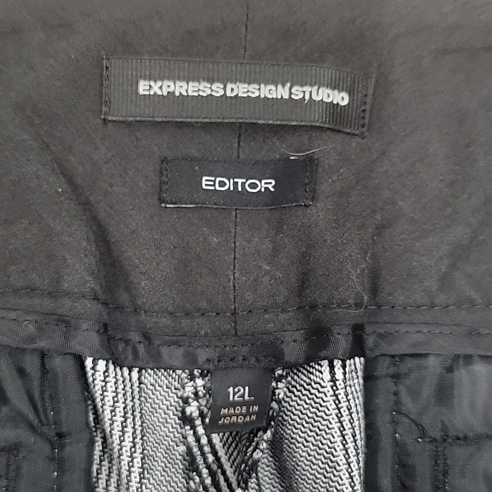 Express Design Studio, "Editor" Wide Leg Trousers, Size 12L, EUC! - Picture 2 of 7